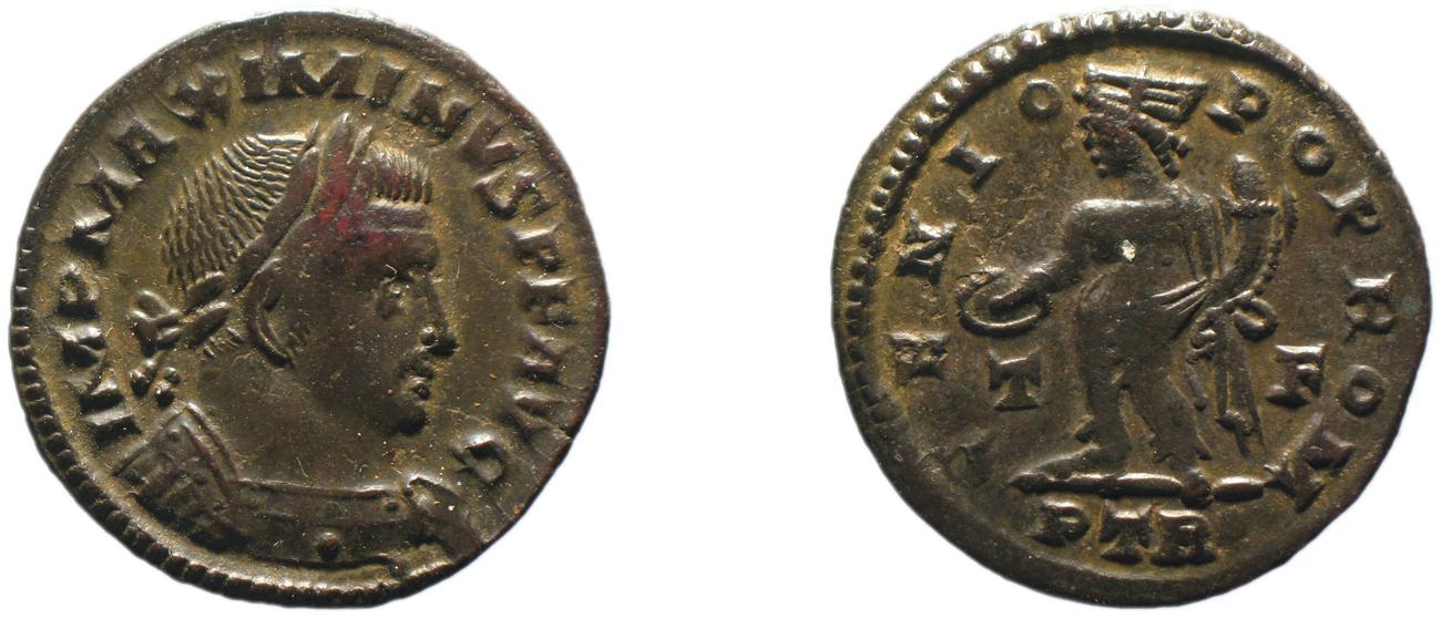RIC VI Treveri 845a, аверс, bm