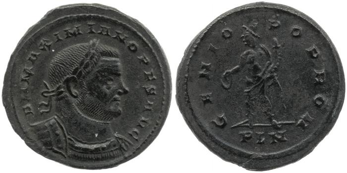 RIC VI Londinium 90, реверс, bm