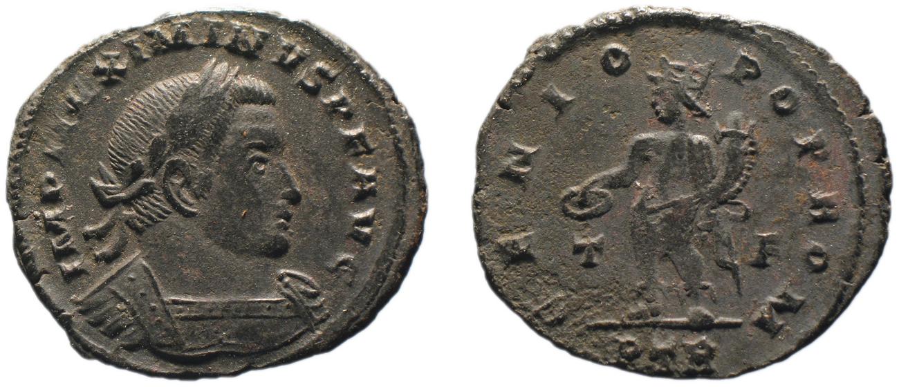 RIC VI Treveri 845a, аверс, bm