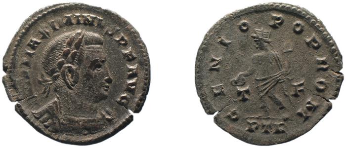 RIC VI Treveri 845a, реверс, bm