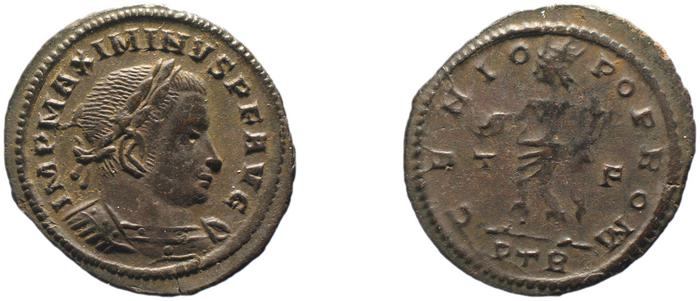 RIC VI Treveri 845a, реверс, bm