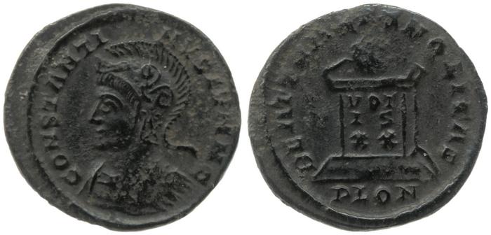 RIC VII Londinium 287, реверс, bm