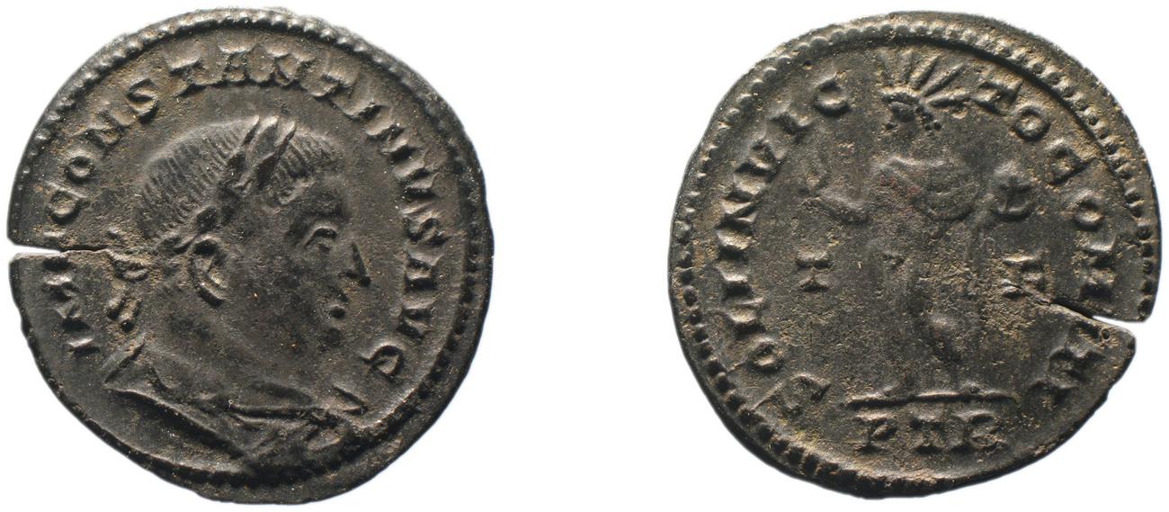 RIC VI Treveri 869, аверс, bm