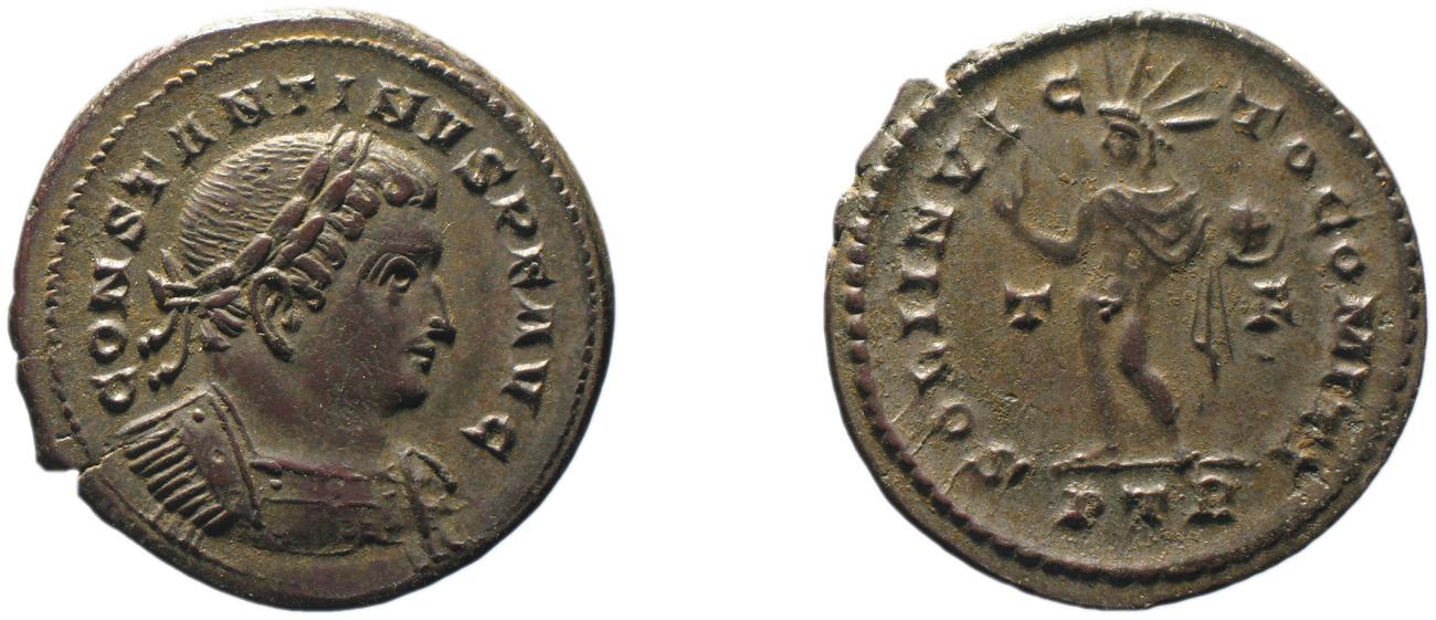 RIC VI Treveri 873, аверс, bm