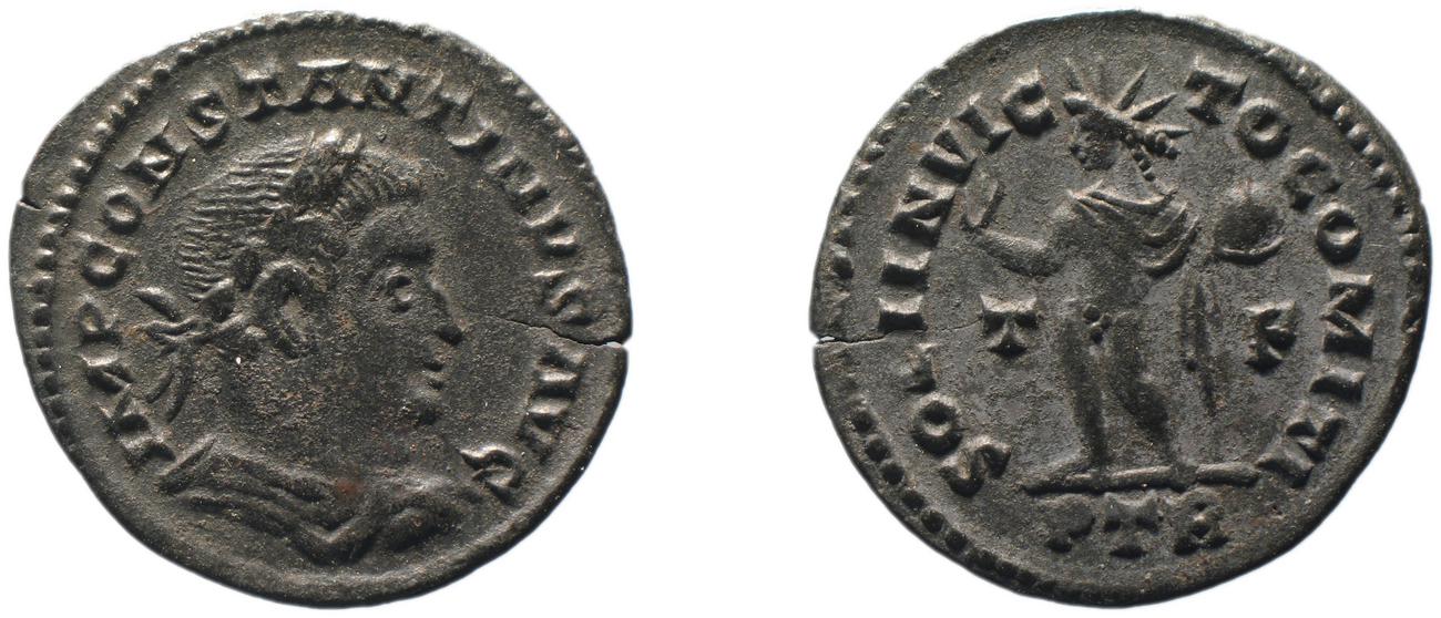 RIC VI Treveri 869, аверс, bm