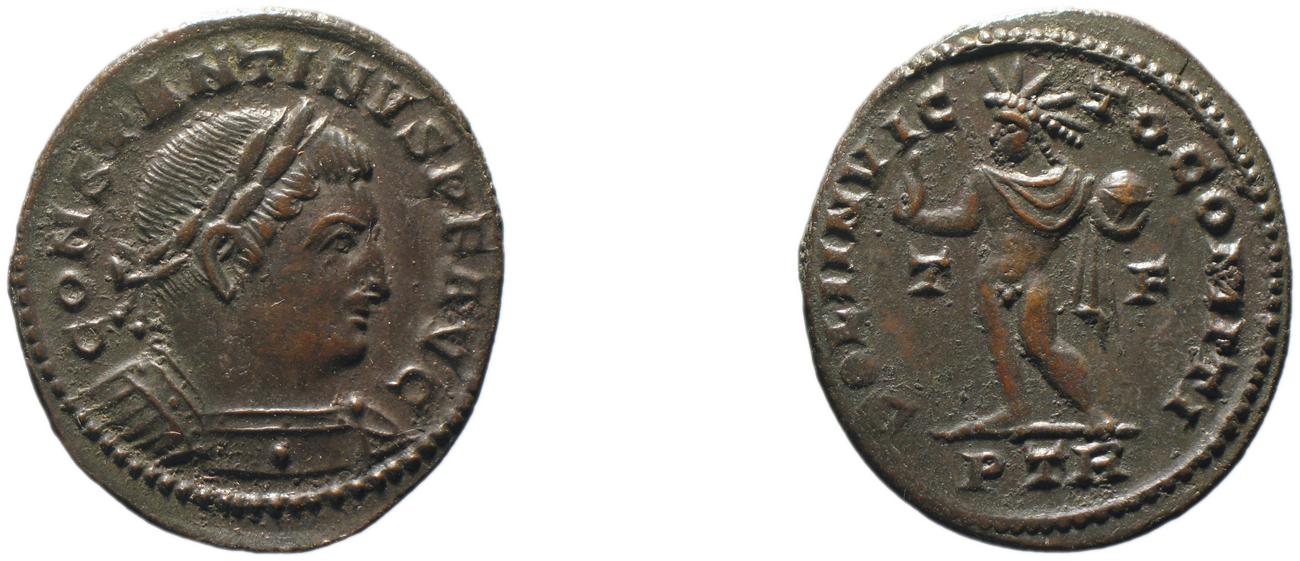 RIC VI Treveri 873, аверс, bm