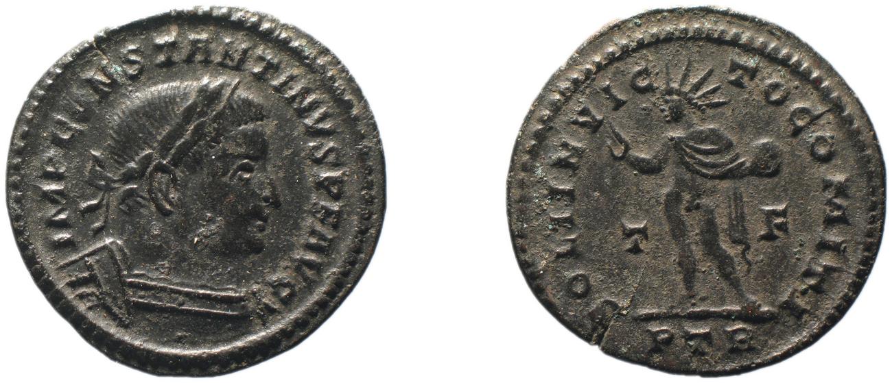 RIC VI Treveri 866a, аверс, bm