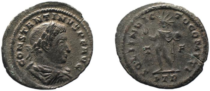 RIC VI Treveri 875, реверс, bm