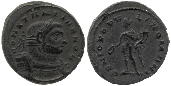 RIC VI Londinium 16, реверс, bm