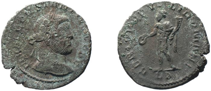 RIC VI Lugdunum 4a, реверс, bm