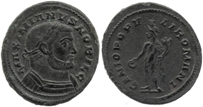 RIC VI Londinium 33, реверс, bm