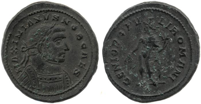 RIC VI Londinium 15, реверс, bm