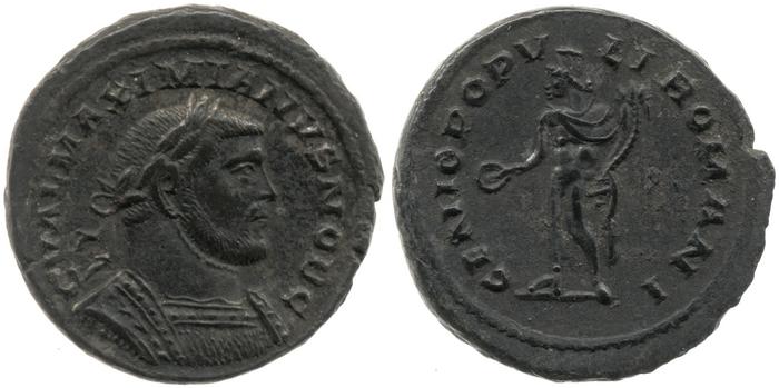 RIC VI Londinium 14b, реверс, bm
