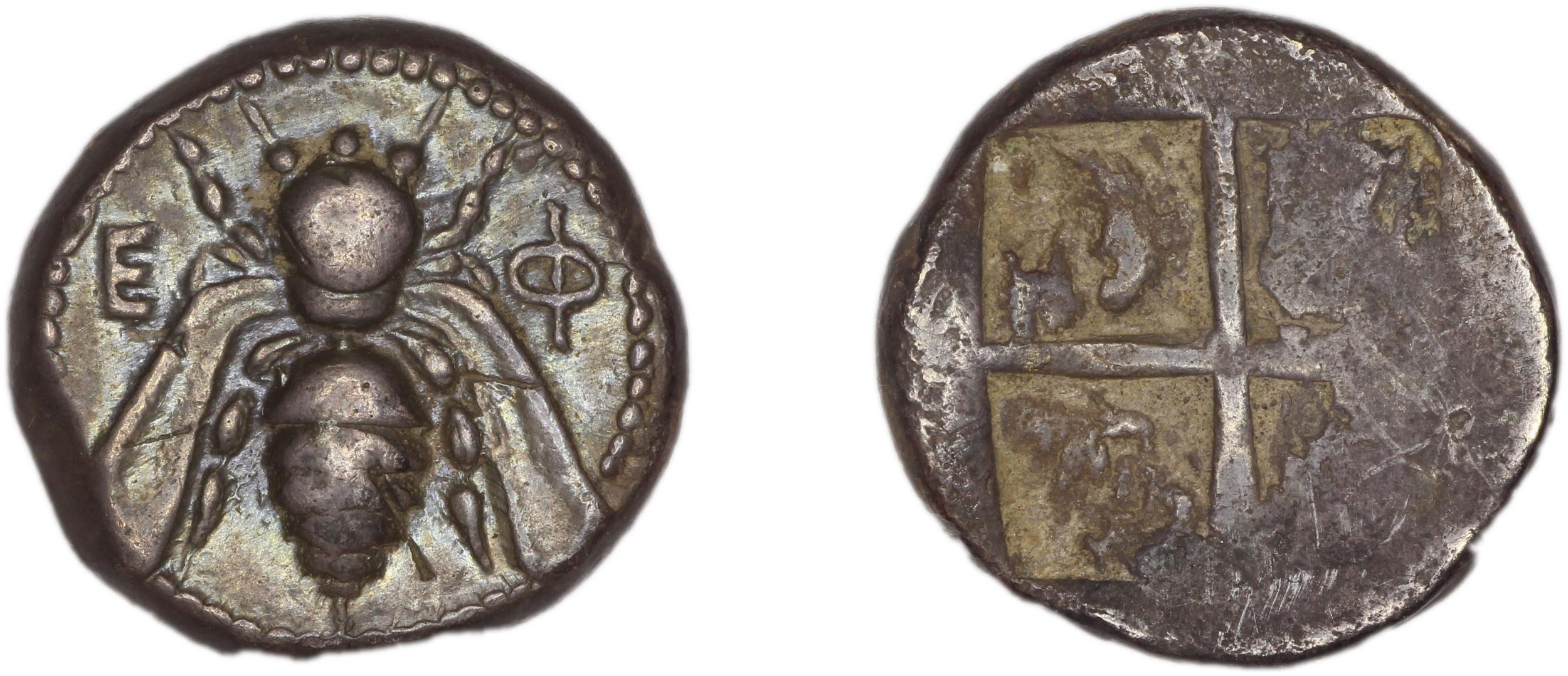 Ephesus Kinns and Holt 2023 Period I, AR I-II, аверс, bm