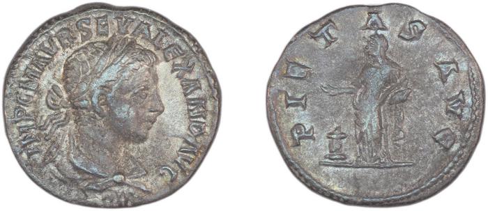 RIC IV Severus Alexander 293, реверс, bm