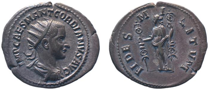 реверс RIC IV Gordian III 184