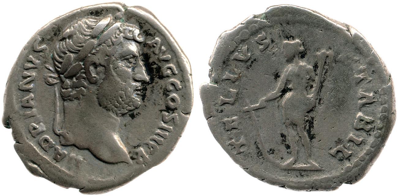 RIC II, Part 3 (second edition) Hadrian 2052, аверс, bm