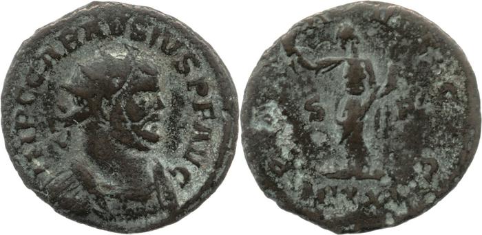 RIC V Carausius 143, реверс, bm