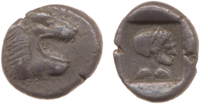 Cnidus Cahn 1970 Series II, реверс, bm