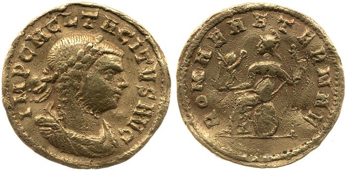 реверс RIC V Tacitus 75