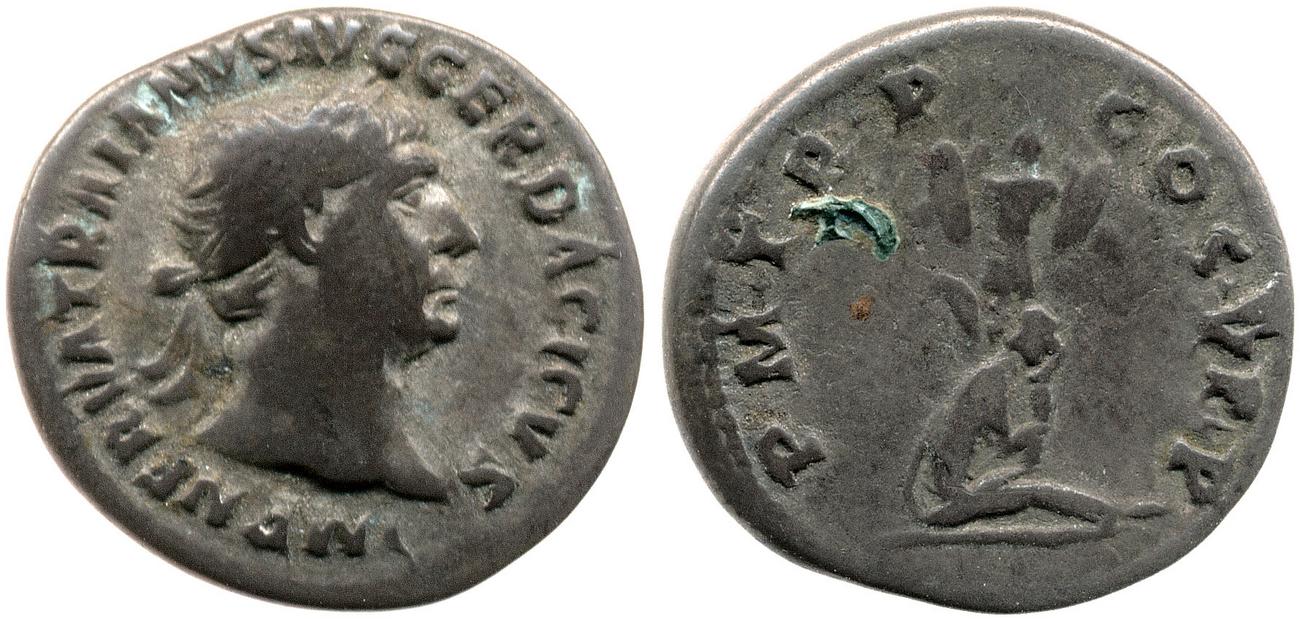 RIC II Trajan 88, аверс, bm