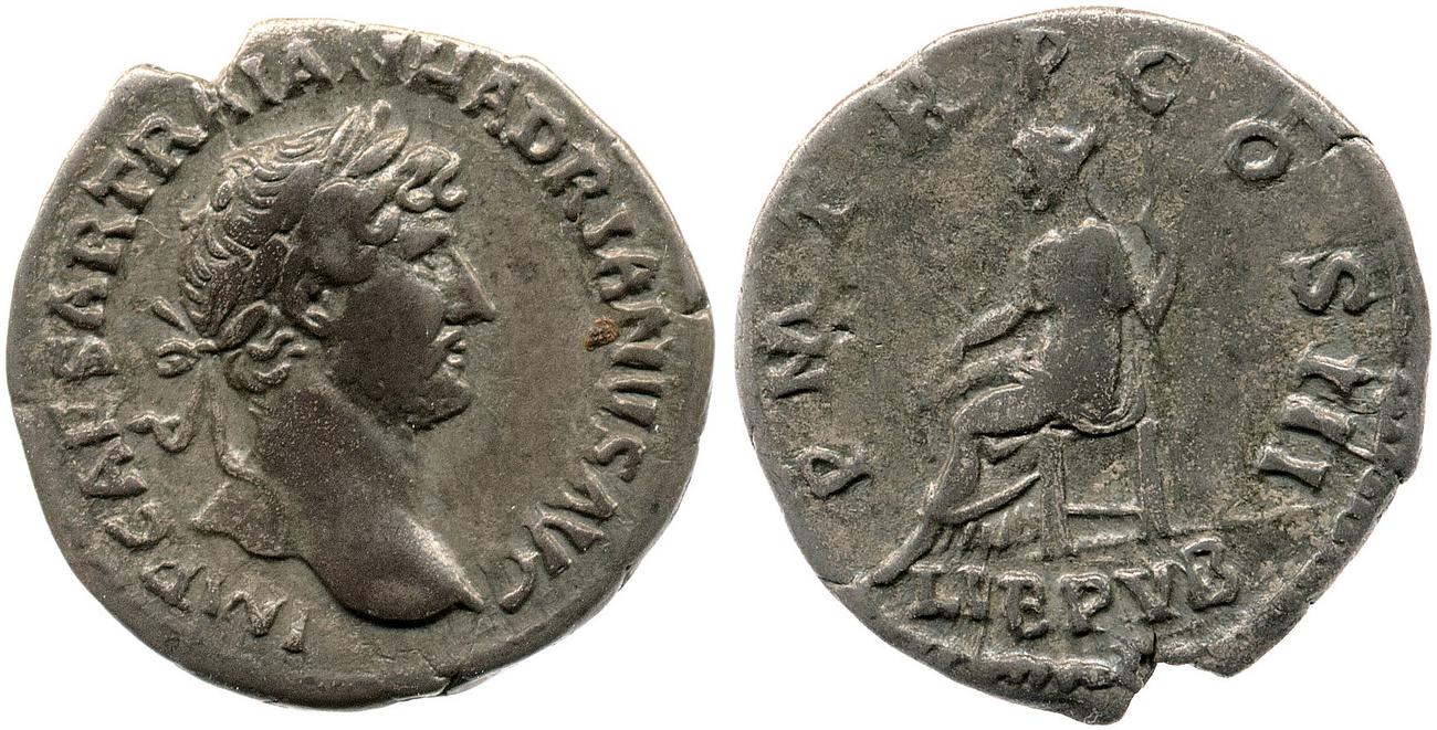 RIC II, Part 3 (second edition) Hadrian 363, аверс, bm