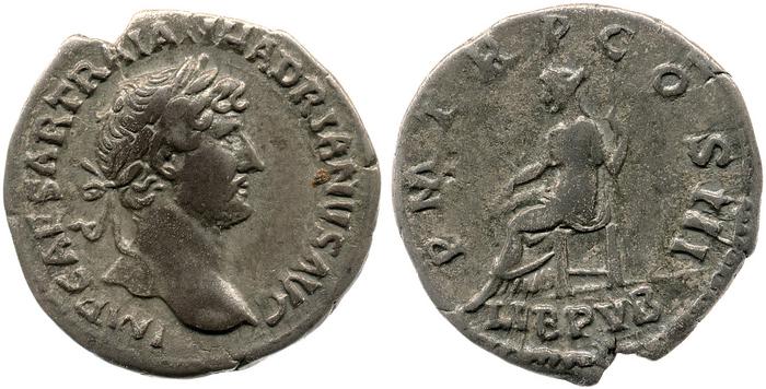 RIC II, Part 3 (second edition) Hadrian 363, реверс, bm