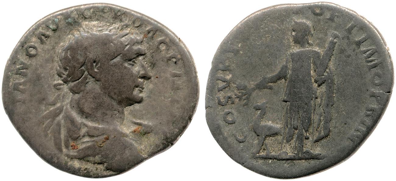 RIC II Trajan 142, аверс, bm