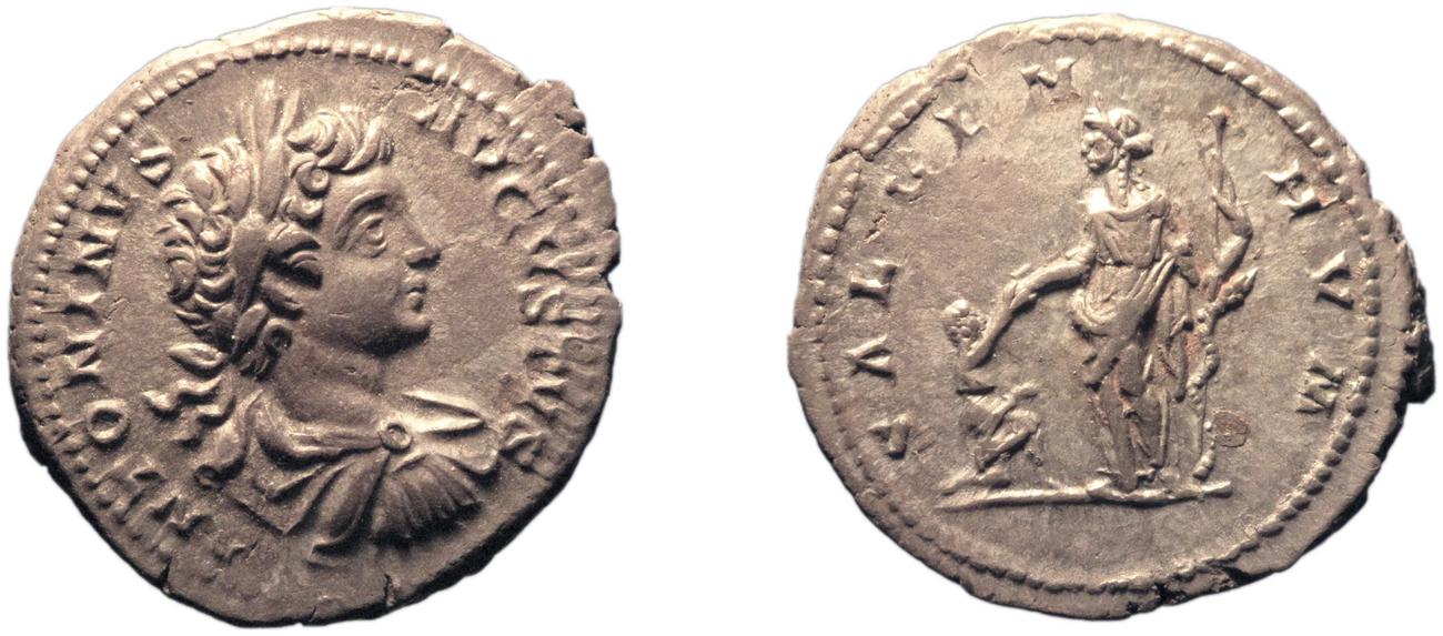 RIC IV Caracalla 42C, аверс, bm