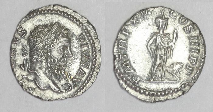 RIC IV Septimius Severus 207, реверс, bm