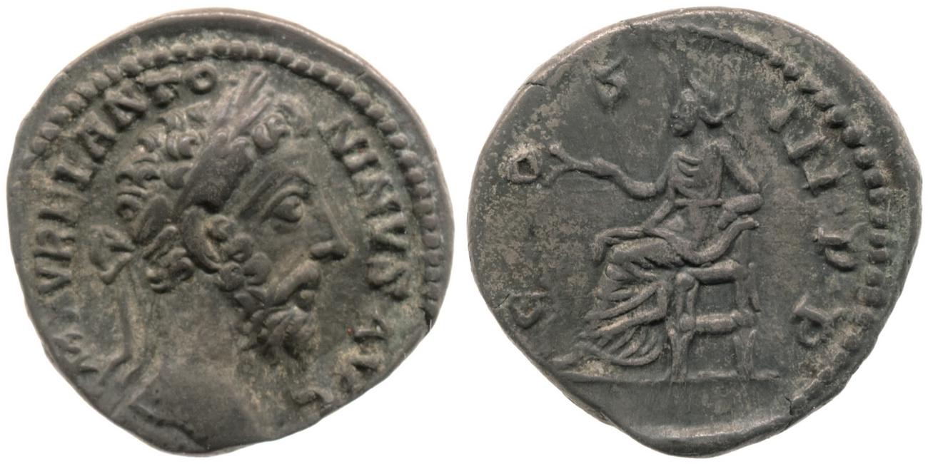 RIC III Marcus Aurelius 425A, аверс, bm