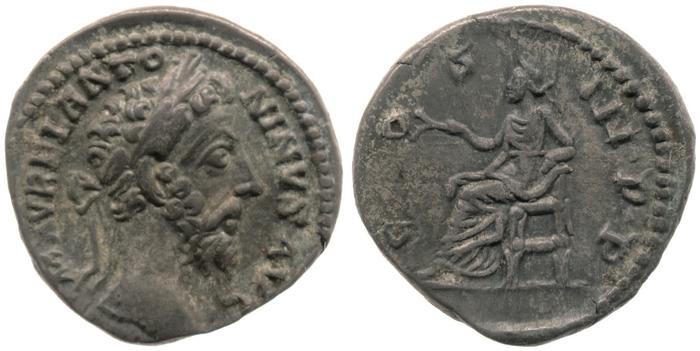 RIC III Marcus Aurelius 425A, реверс, bm