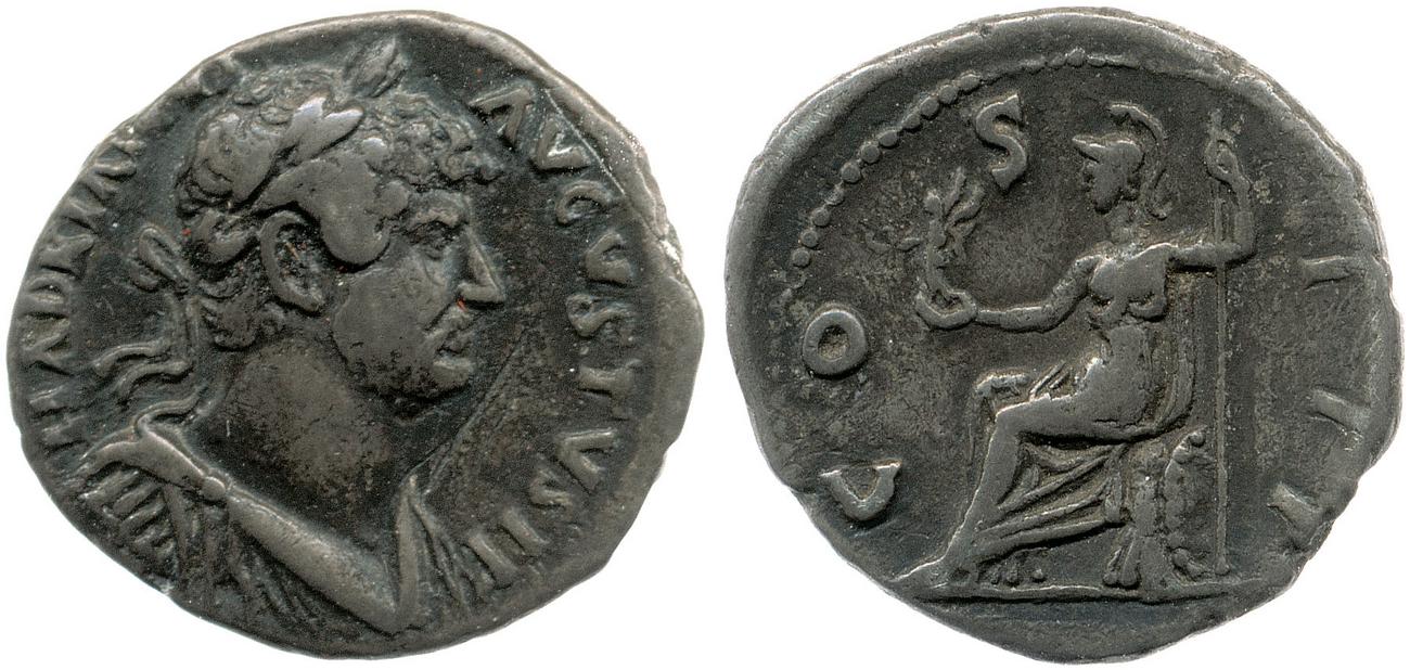 аверс RIC II, Part 3 (second edition) Hadrian 3066