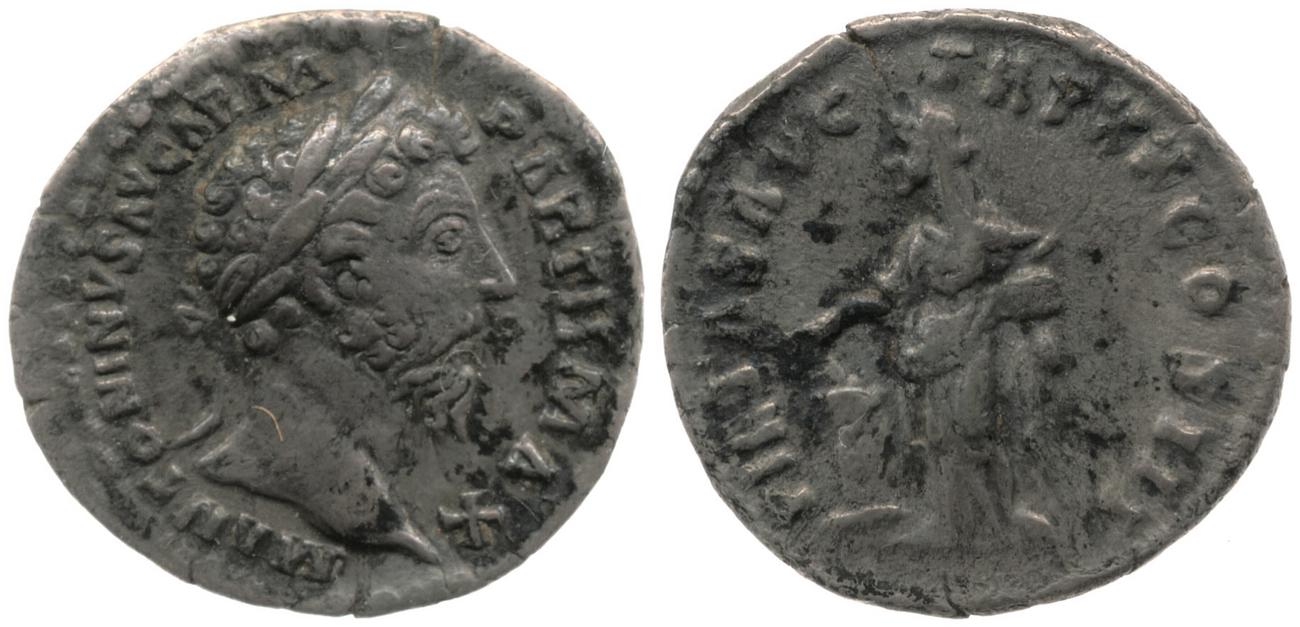 аверс RIC III Marcus Aurelius 149