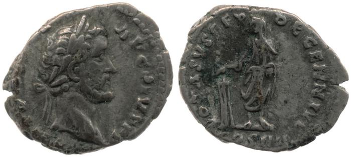 RIC III Antoninus Pius 157, реверс, bm
