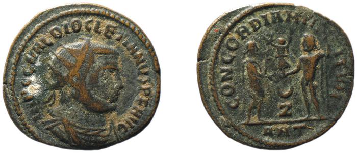 RIC VI Antioch 62a, реверс, bm