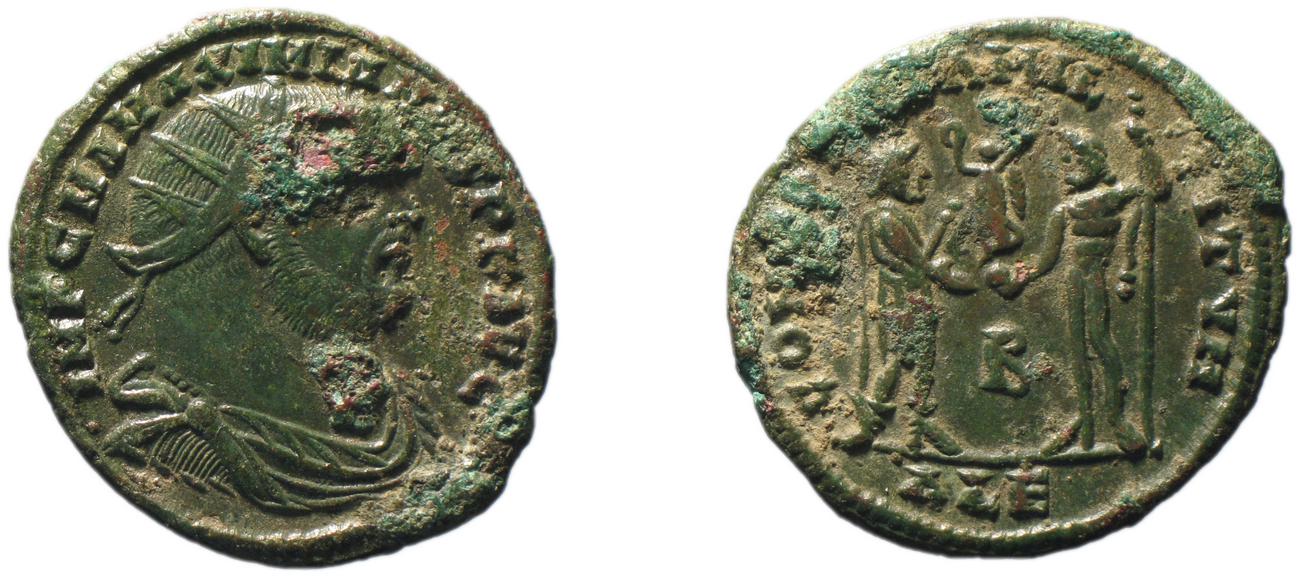 RIC VI Alexandria 46b, аверс, bm