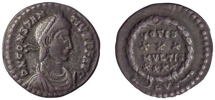 RIC VIII Lugdunum 216, реверс, bm
