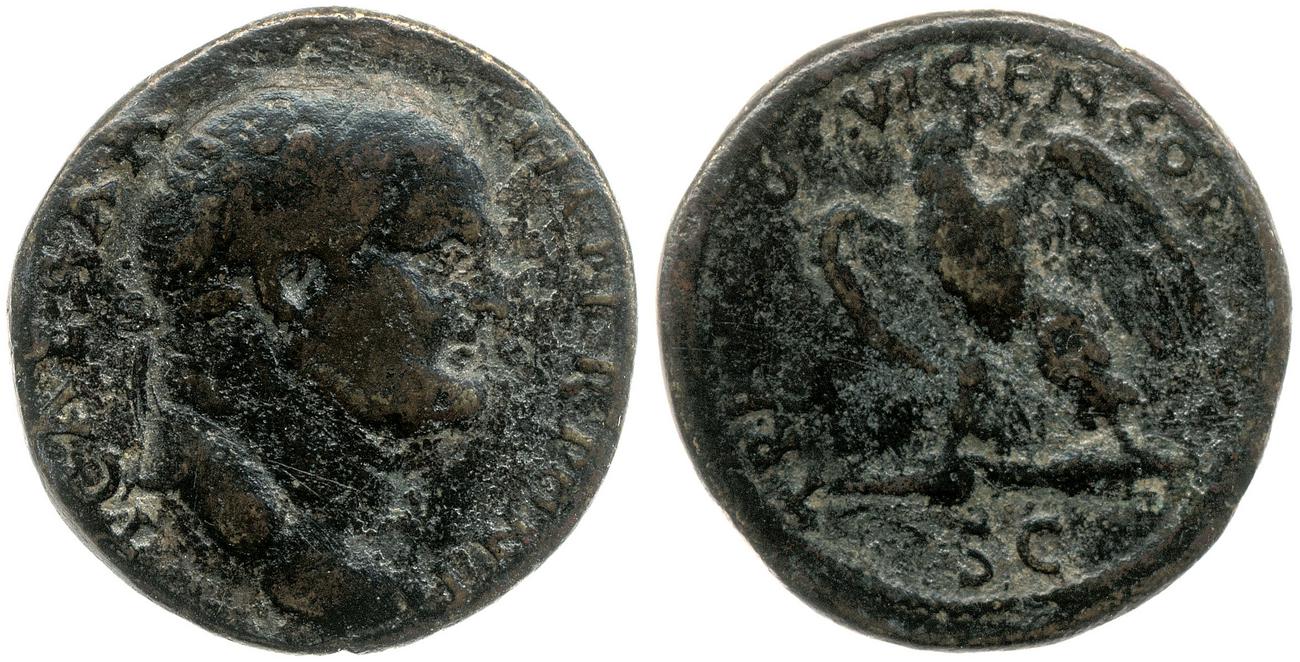 obverse RIC II, Part 1 (second edition) Vespasian 1511