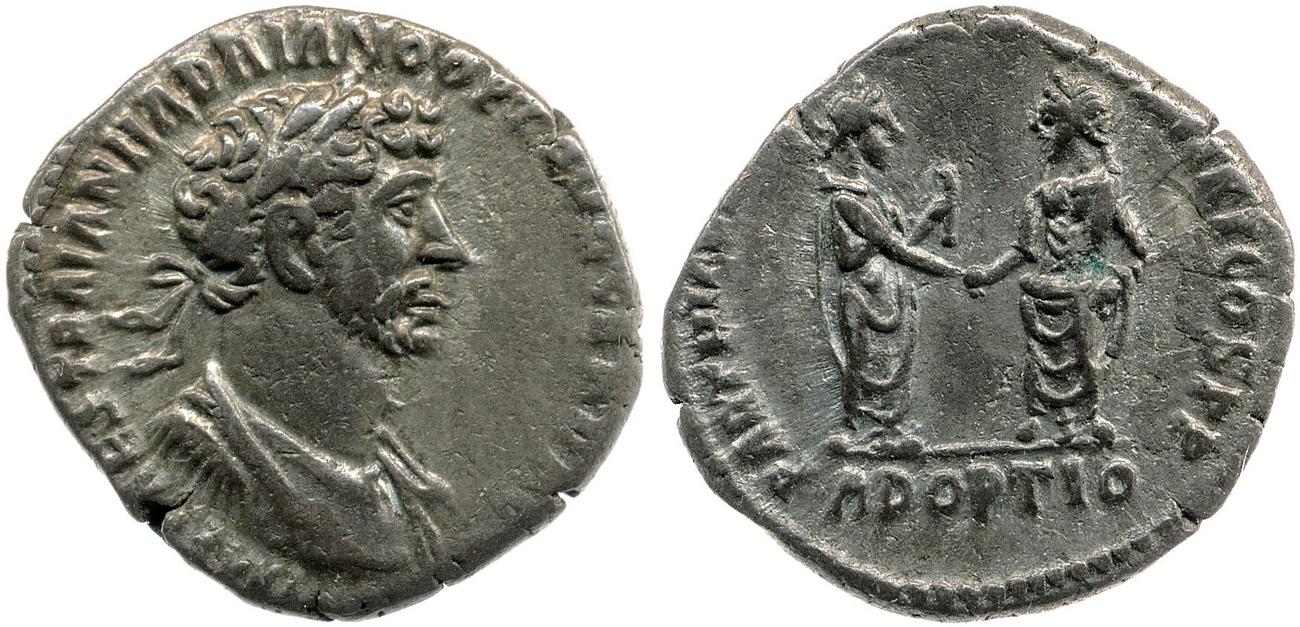аверс RIC II, Part 3 (second edition) Hadrian 2959