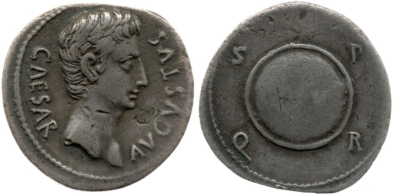 аверс RIC I (second edition) Augustus 43A
