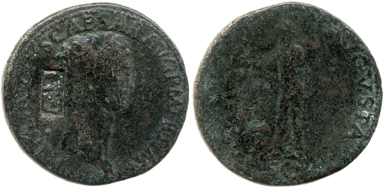 RIC I (second edition) Claudius 99, аверс, bm