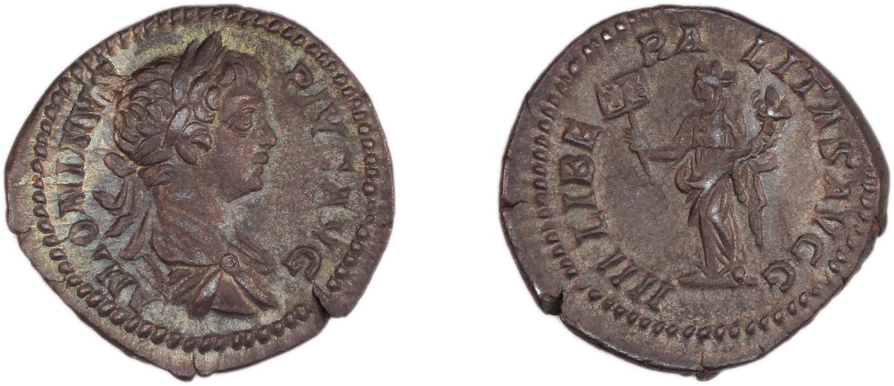 RIC IV Caracalla 135, аверс, bm