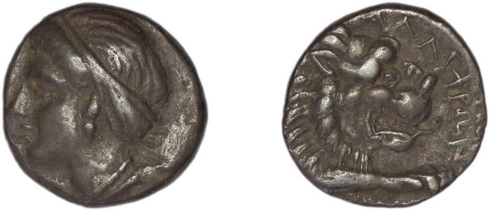 Cnidus Ashton 1999 Drachms, реверс, bm