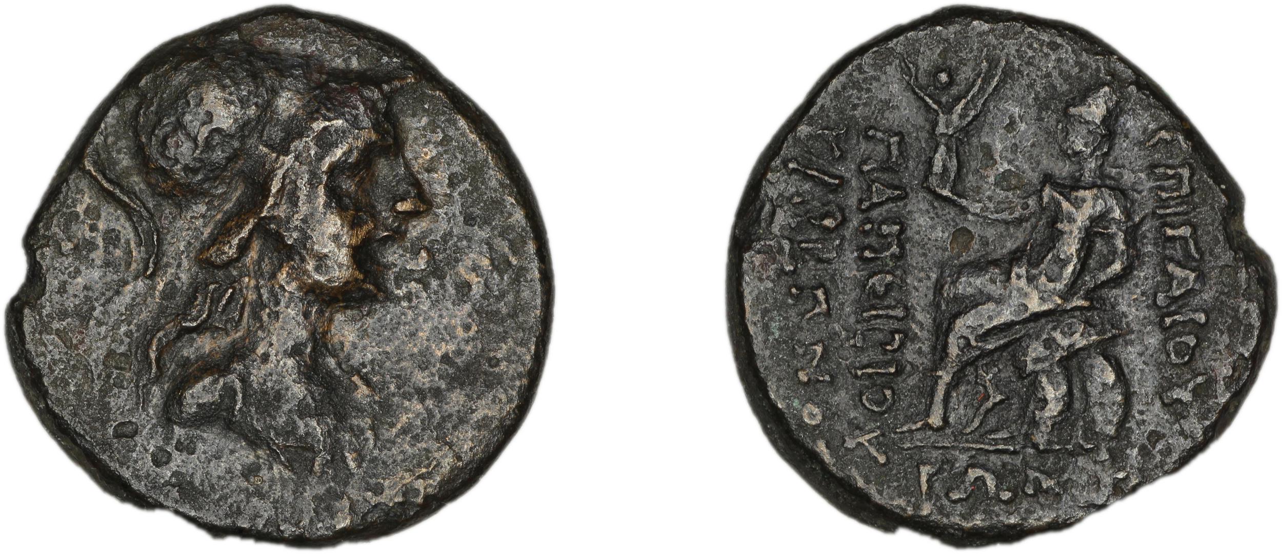 C. Papirius Carbo Amisus Waddington 1925 45, аверс, bm