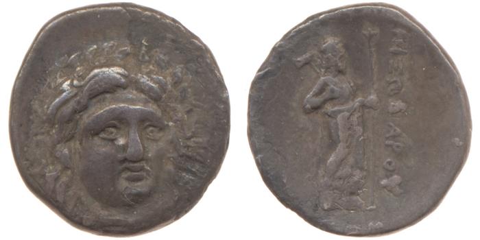 Pixodarus of Caria Halicarnassus Konuk 1998 A1, реверс, bm