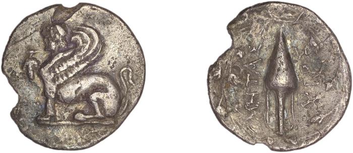 Chios Lagos 1998 Reduced Attic standard A, реверс, bm