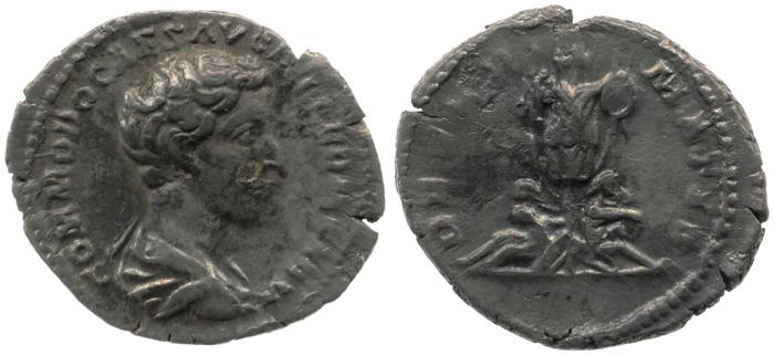 реверс RIC III Marcus Aurelius 609