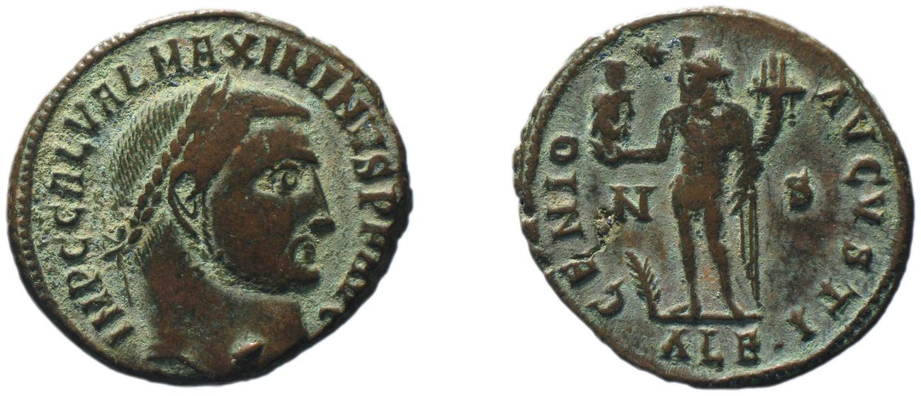 RIC VI Alexandria 160b, аверс, bm