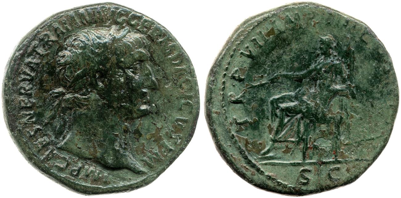 аверс RIC II Trajan 455